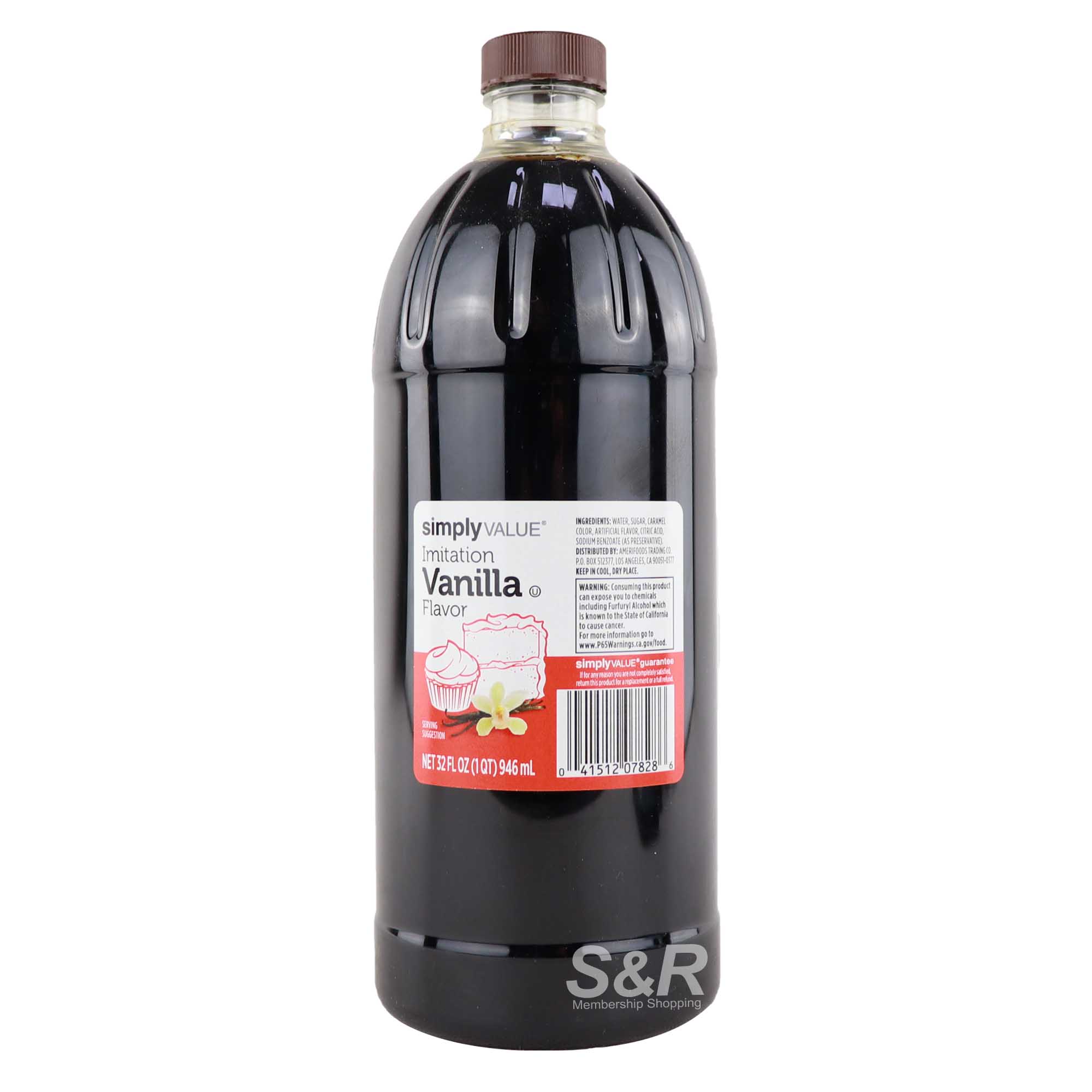 Simply Value Imitation Vanilla Flavor 946mL Simply Value Imitation Vanilla Flavor 946mL